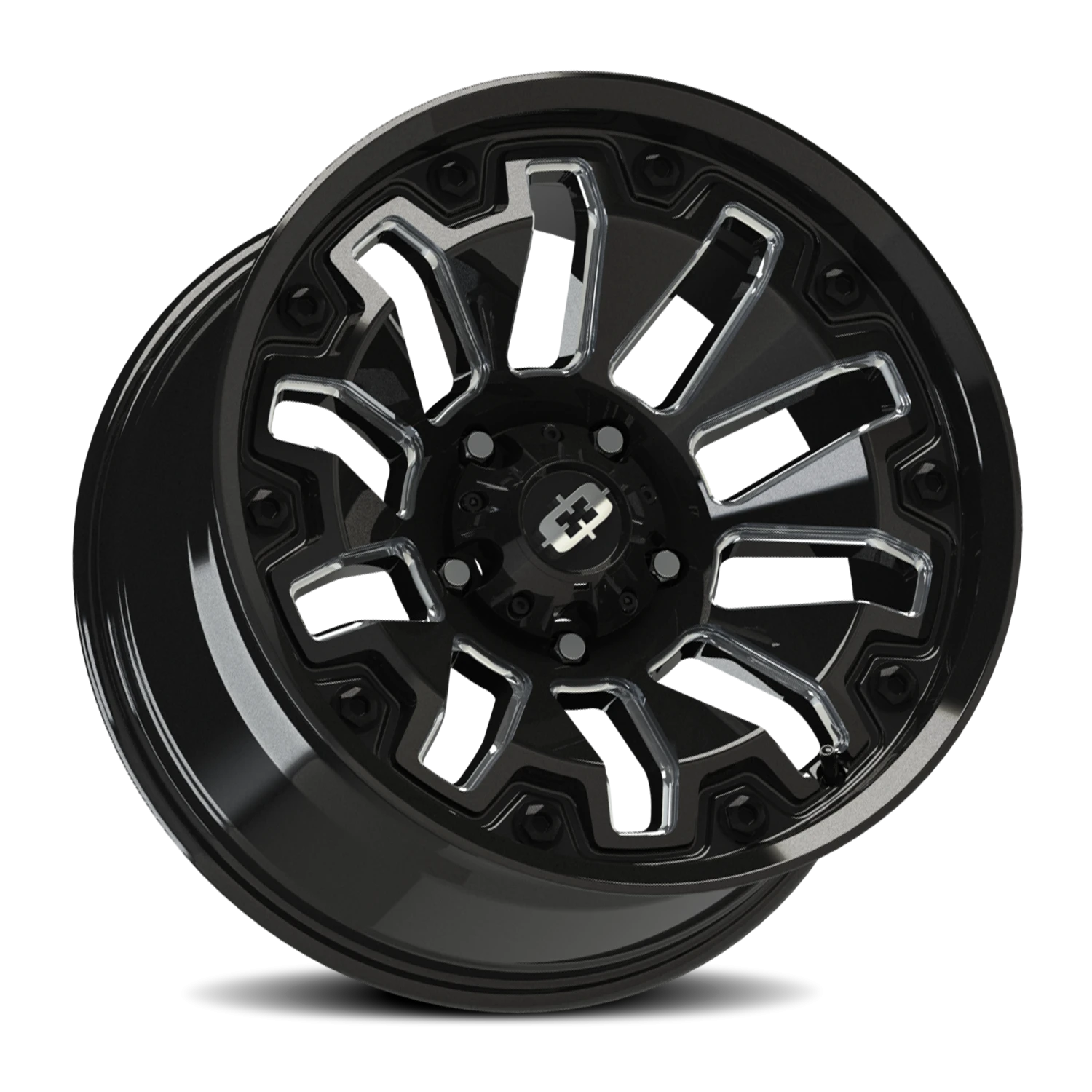 https://wheels.autosyncstudio.com/webp/Vision/362_Armor-GBMSB_Gloss_Black_Milled-Spokes-Black-Bolts_5-lug_0002.webp