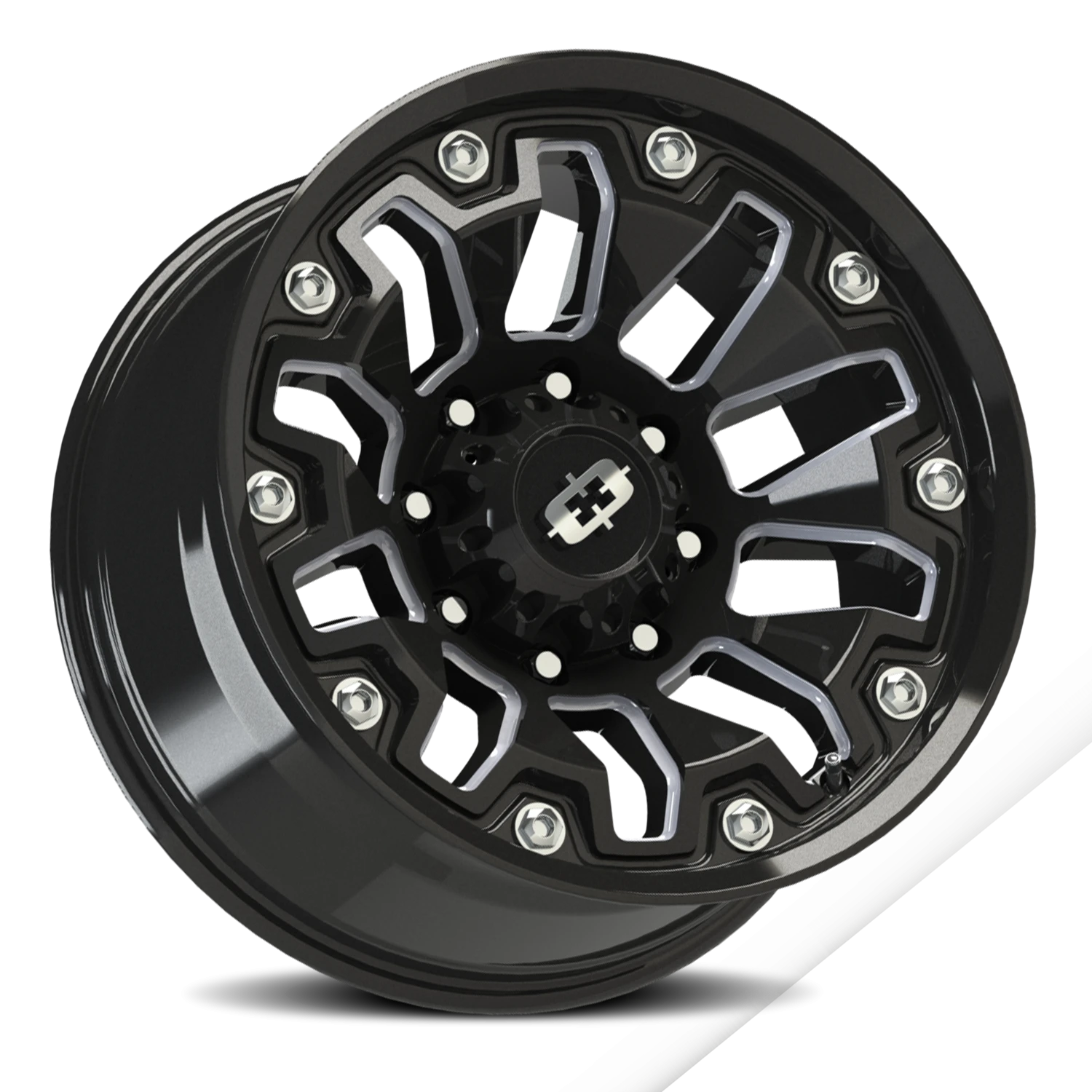 https://wheels.autosyncstudio.com/webp/Vision/Armor_362_Gloss_Black_Milled-Spokes_8-lug_0002.webp