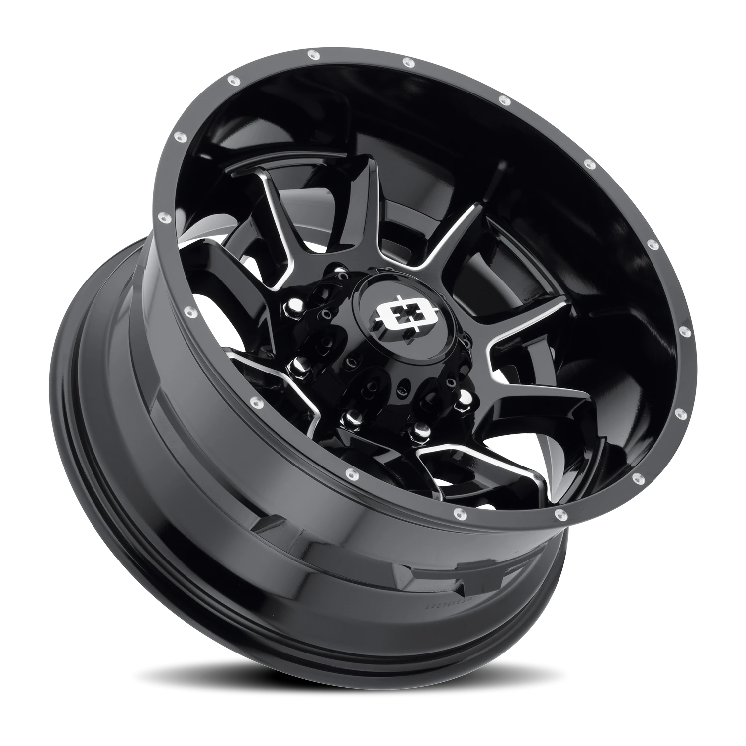 https://wheels.autosyncstudio.com/webp/Vision/Bomb_415_Gloss_Black_Milled-Spokes_5-lug_0002.webp