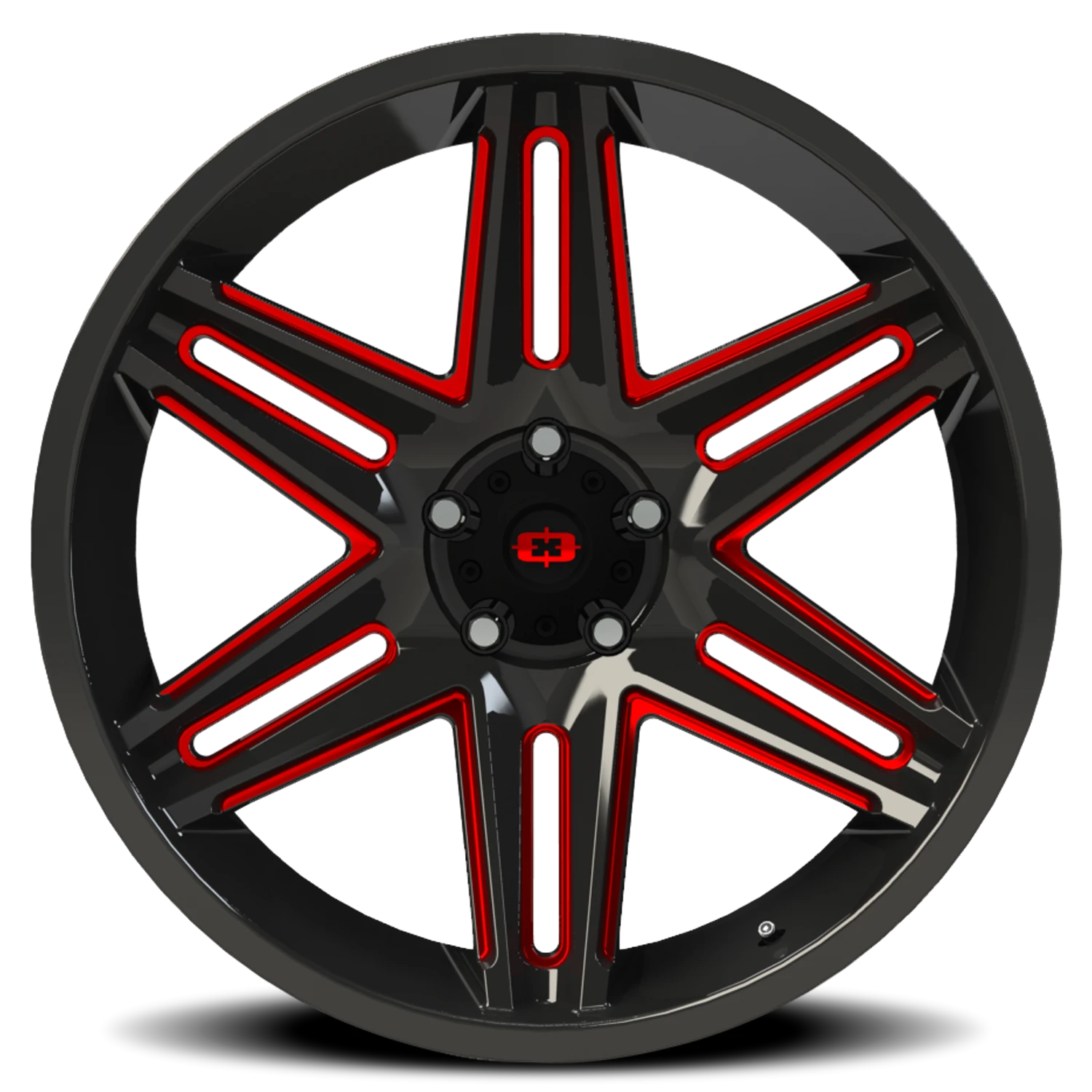 https://wheels.autosyncstudio.com/webp/Vision/Razor_363_Gloss_Black_Milled-Spokes-Red-Tint_5-lug_0003.webp