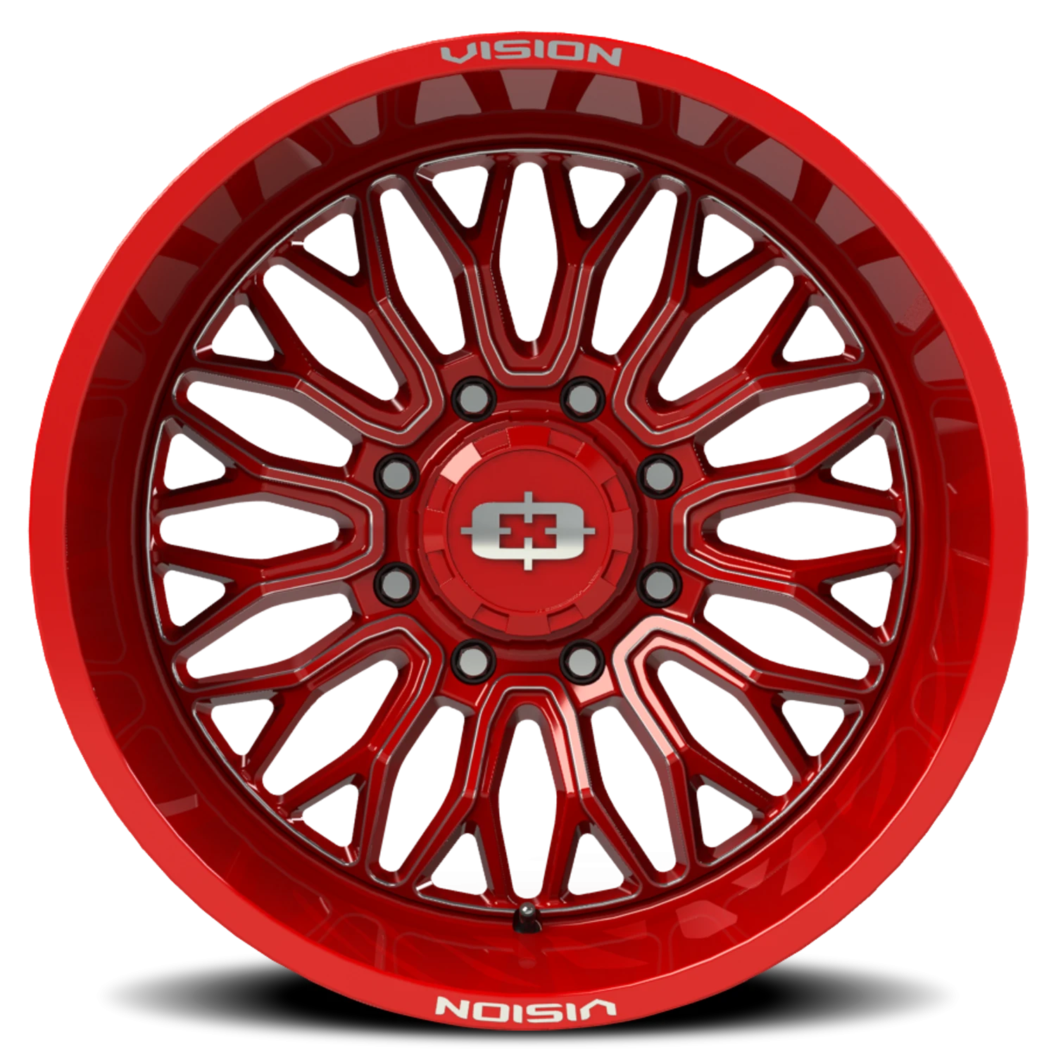 https://wheels.autosyncstudio.com/webp/Vision/Riot_Red-Tint_Milled-Spokes_8-lug_0003.webp