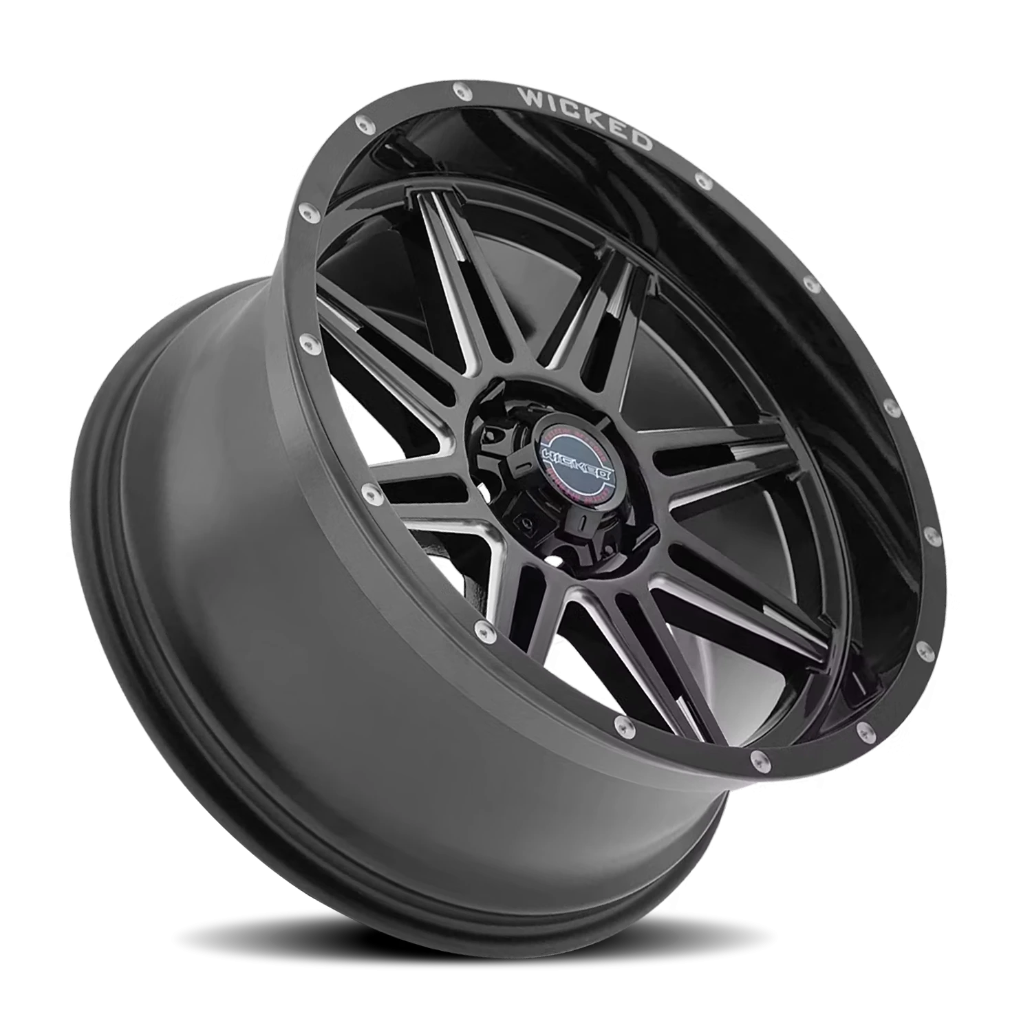 https://wheels.autosyncstudio.com/webp/Wicked/W905_GBMW_Gloss_Black_Milled-Name-Milled-Rivets_6-lug_0002.webp