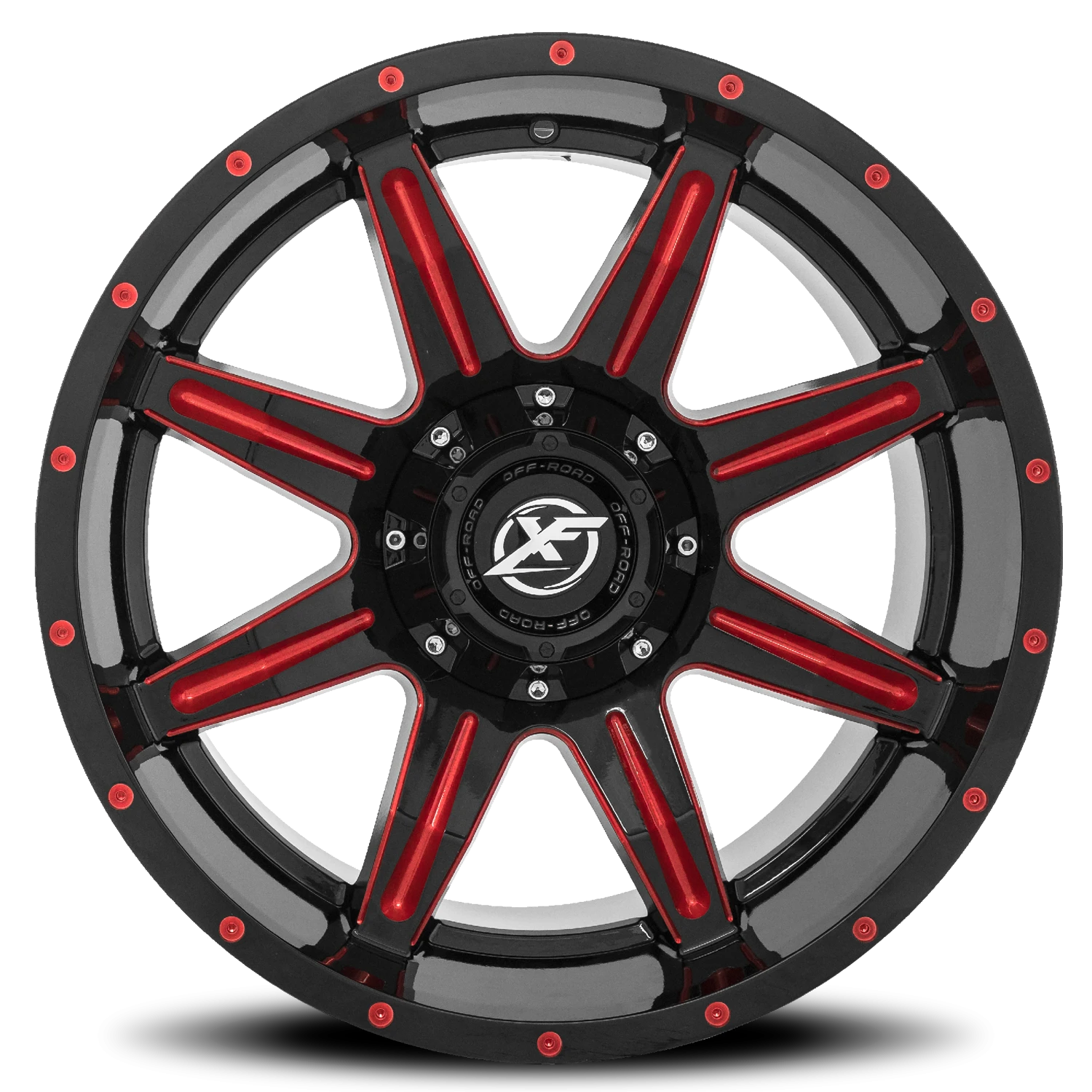 https://wheels.autosyncstudio.com/webp/XF_Off-Road/XF-215_GB-RM_Gloss_Black_Red-Milled_0003.webp