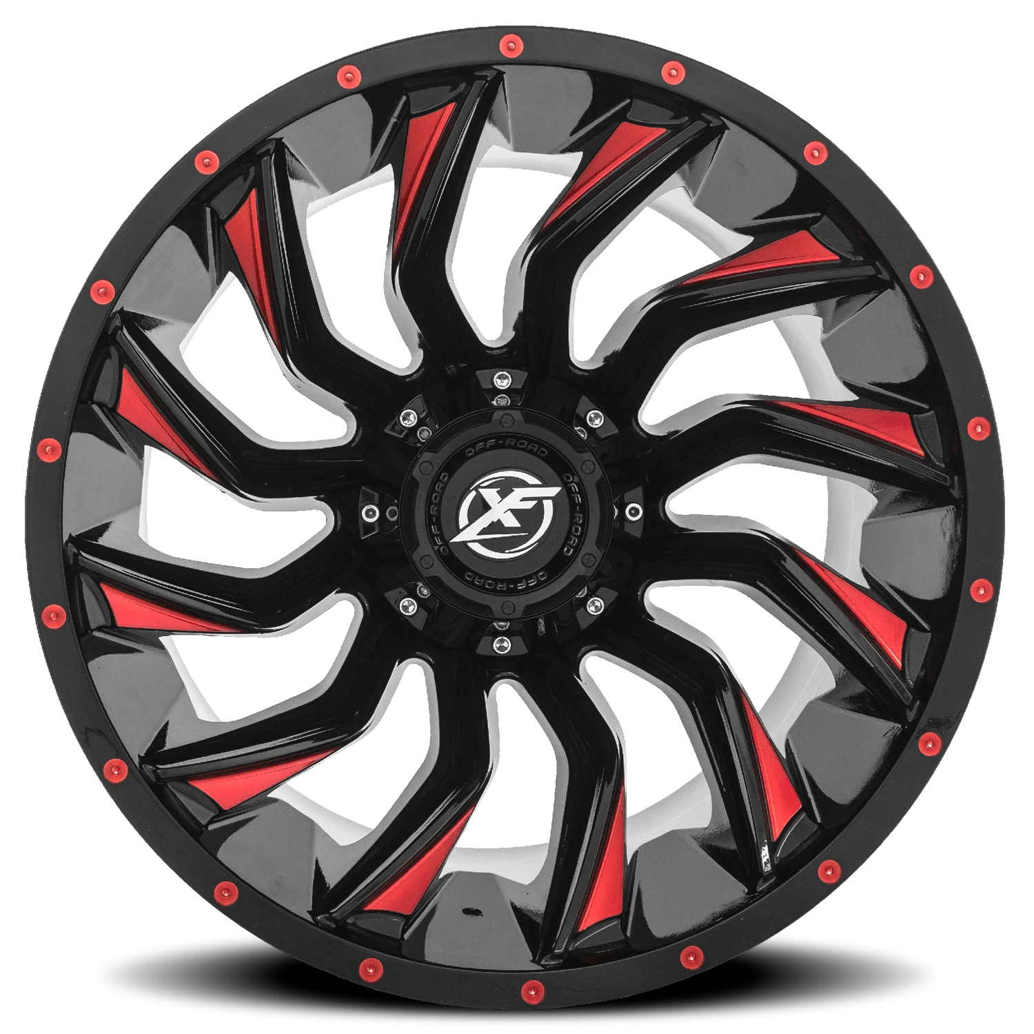 https://wheels.autosyncstudio.com/webp/XF_Off-Road/XF-224_GB-RM_Gloss_Black_Red-Milled_0003.webp