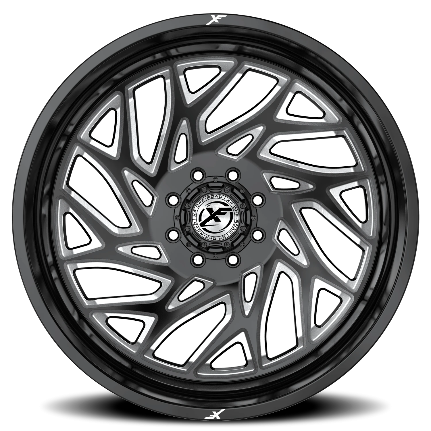 https://wheels.autosyncstudio.com/webp/XF_Off-Road/XF-229-Dually_Gloss_Black_Milled_8-lug_Rear_0003.webp