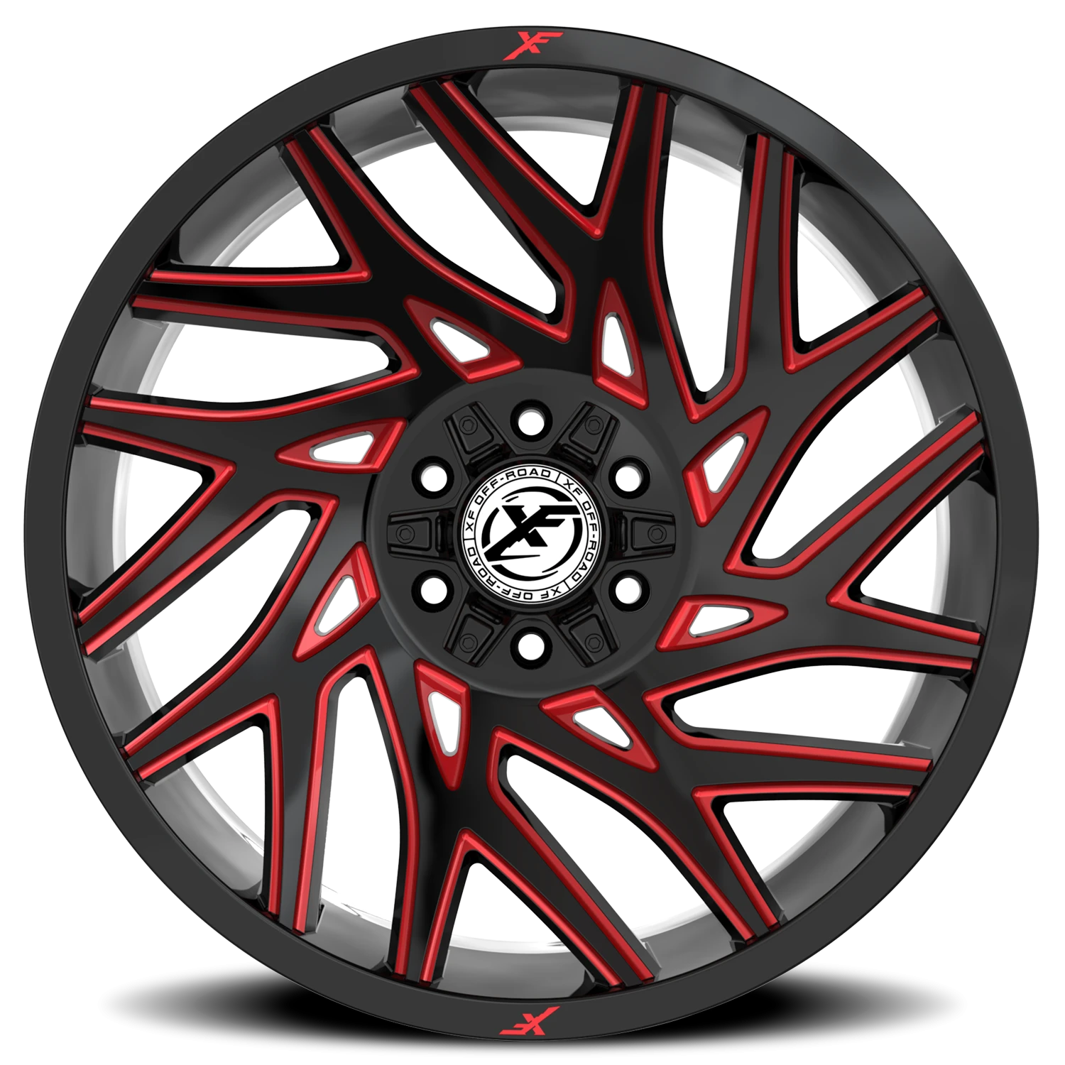 https://wheels.autosyncstudio.com/webp/XF_Off-Road/XF-229_GBMR_Gloss_Black_Red-Milled_0003.webp