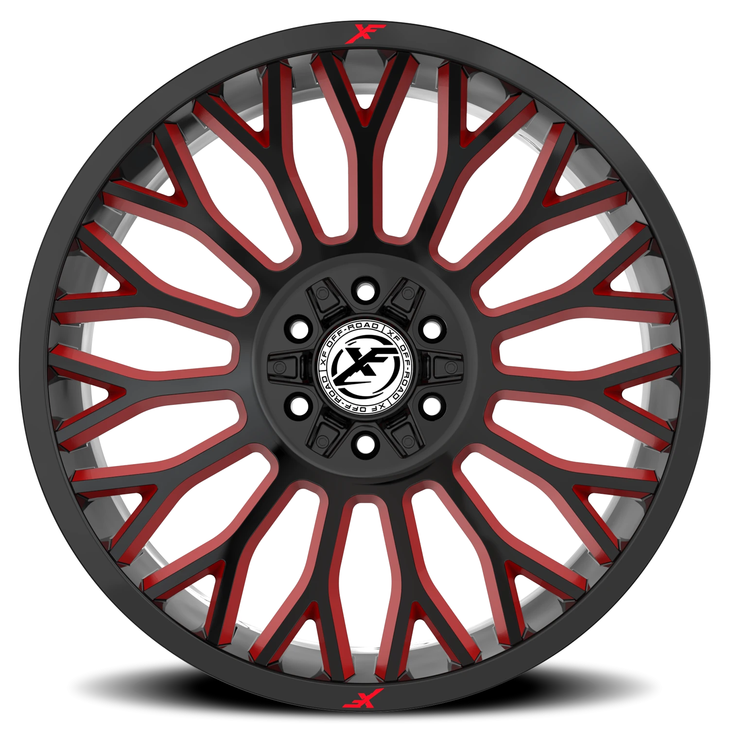 https://wheels.autosyncstudio.com/webp/XF_Off-Road/XF-237_GBRW_Gloss_Black_Milled-Red-Windows_0003.webp