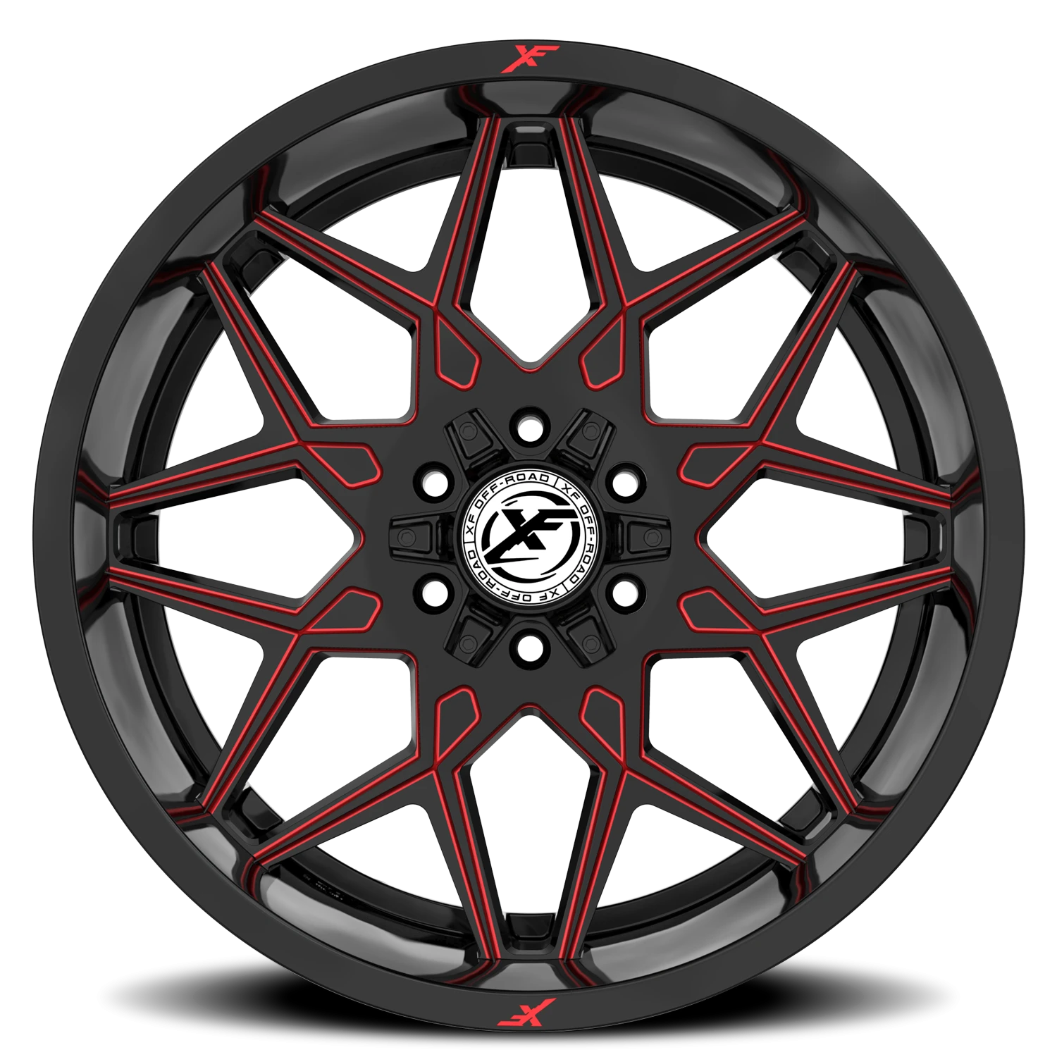 https://wheels.autosyncstudio.com/webp/XF_Off-Road/XF-238_GBMR_Gloss_Black_Red-Milled_0003.webp