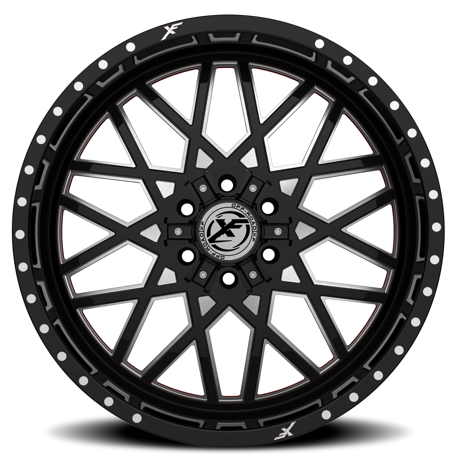 https://wheels.autosyncstudio.com/webp/XF_Off-Road/XFX-307_Gloss_Black_Milled-Red-Inner_5-lug_0003.webp